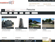 Tablet Screenshot of imobiliariarg.com.br